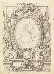 Design for a Panel with Portrait of a Nobleman by Francesco de Mura